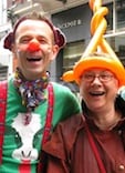 Japie de Clown op Koninginnedag